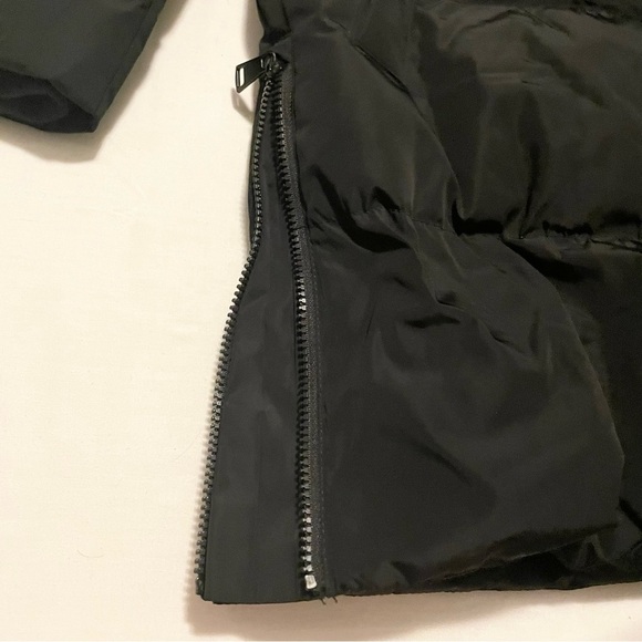 DKNY Women's Black Hooded Puffer Coat Size Small - Picture 8 of 16